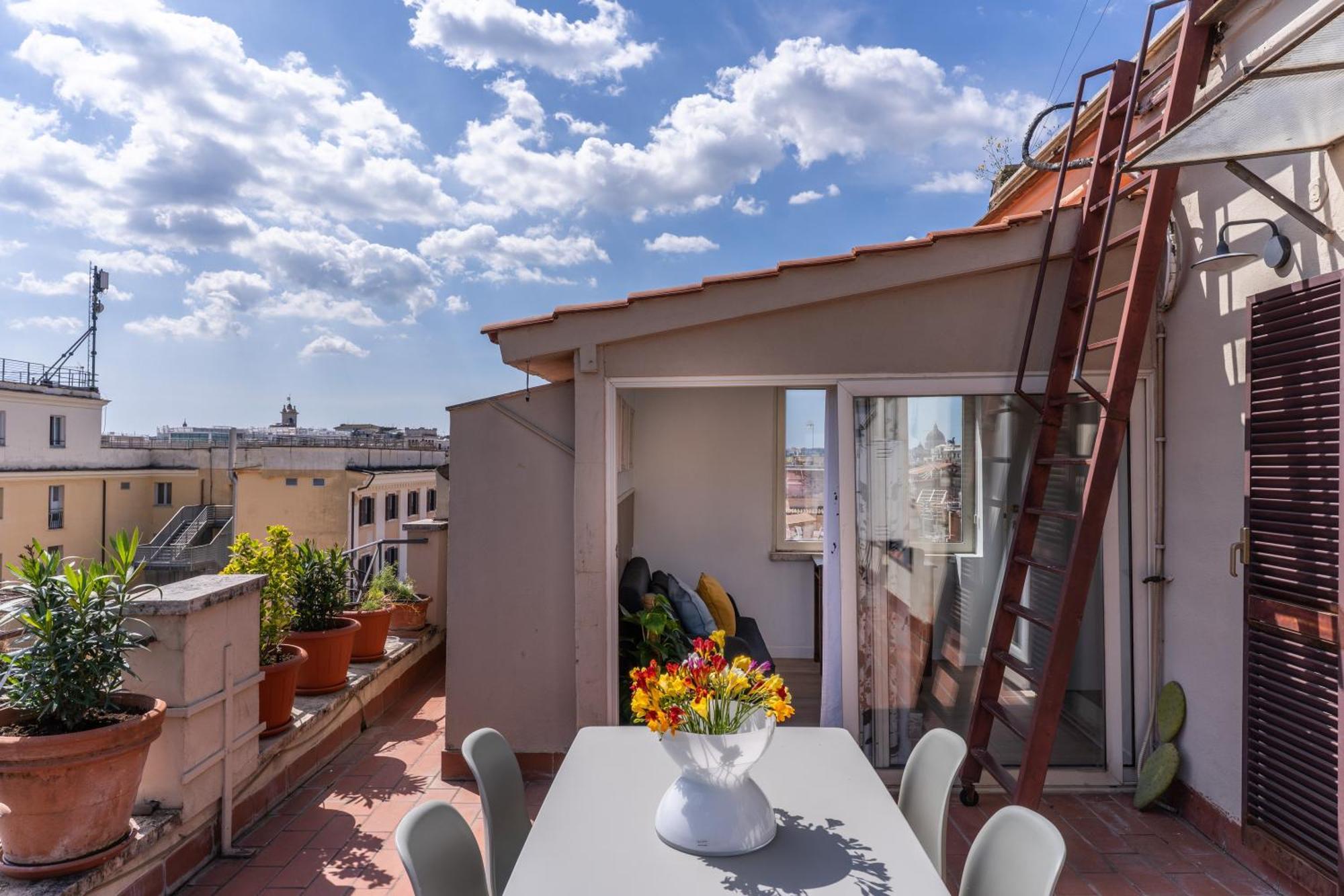 Appartamento Attic With Terrace Spanish Steps Exclusive *
