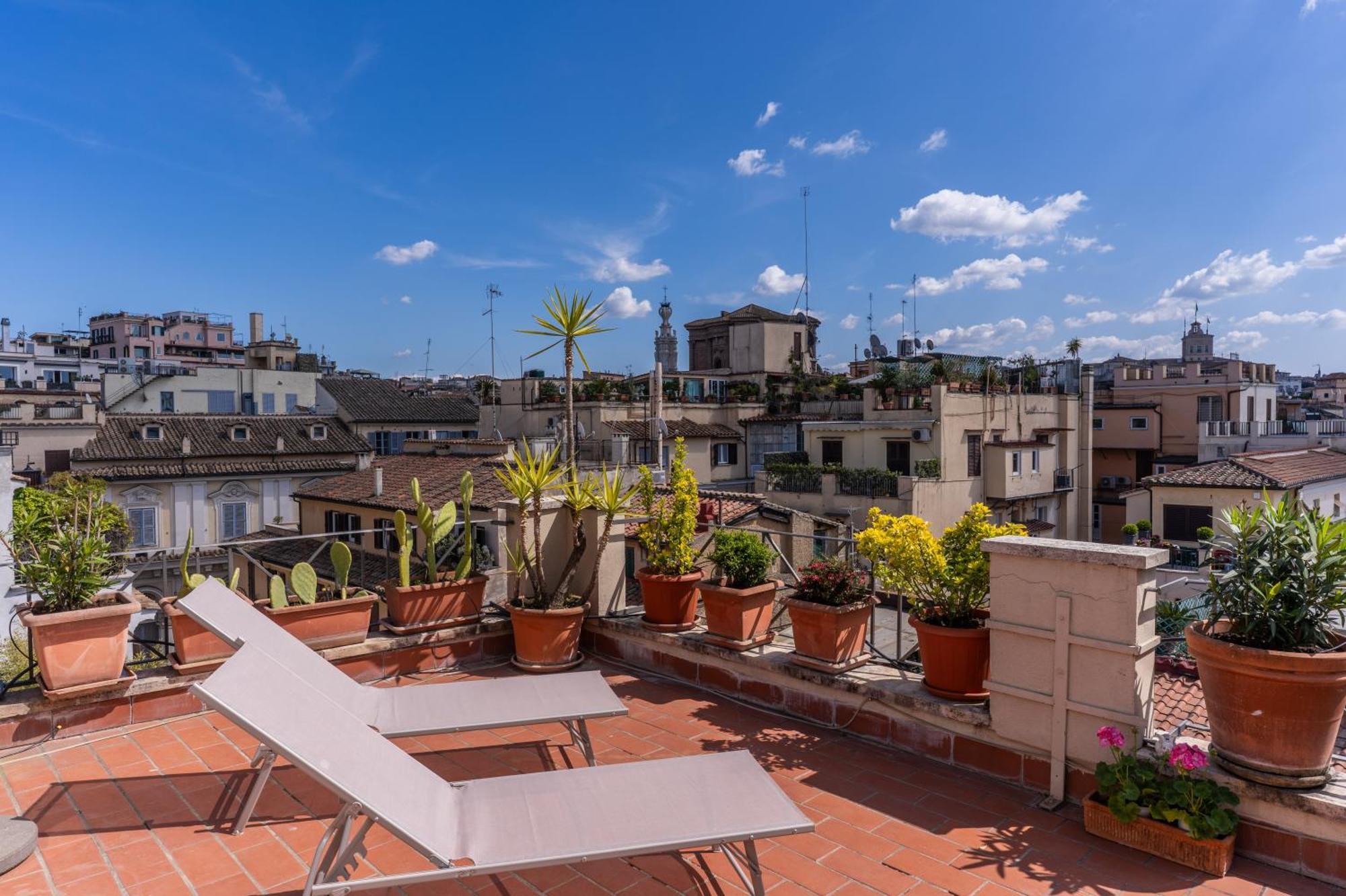 Attic With Terrace Spanish Steps Exclusive Roma